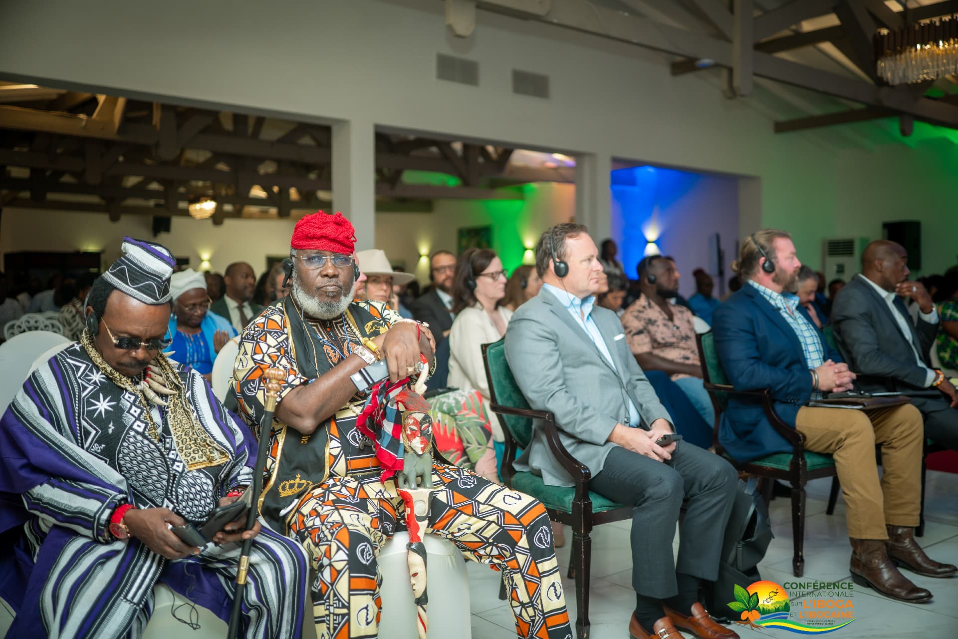Traditional knowledge holders and international participants in the conference audience